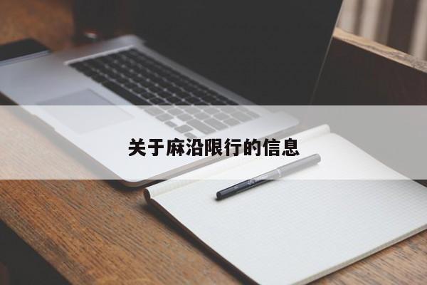 关于麻沿限行的信息
