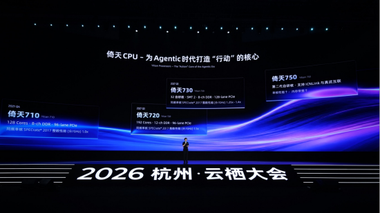 阿里平头哥公布CPU规划，2027年将推出倚天720、倚天730两代芯片