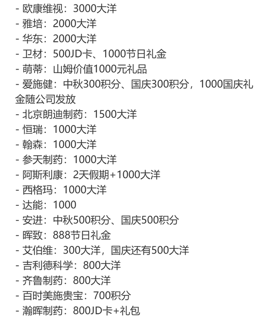 金融圈中秋福利来了！幻方	、九坤发了啥？航母券商刷屏！有药企发了三千